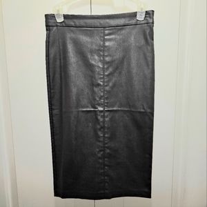Comme Black Pencil Skirt Size L